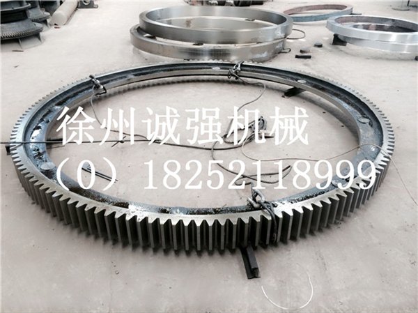 定制1.0米1.2米1.5米鸡牛粪烘干机齿轮铸钢滚圈配件诚强厂