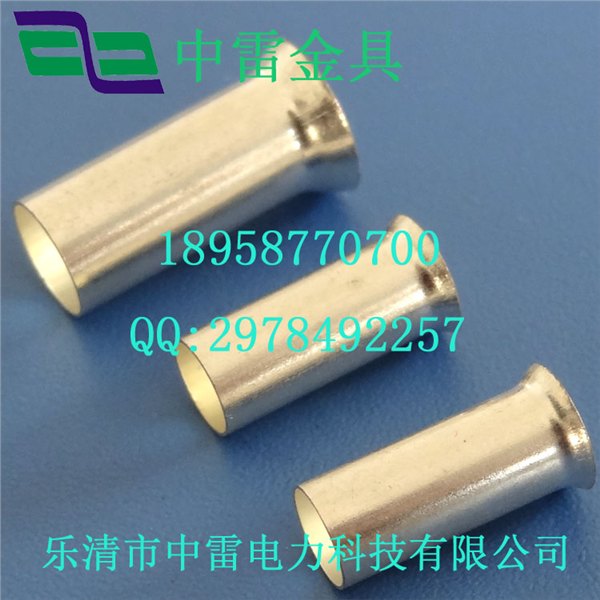 供应压端子E0506E10-14管型端头接头绝缘端子预绝缘