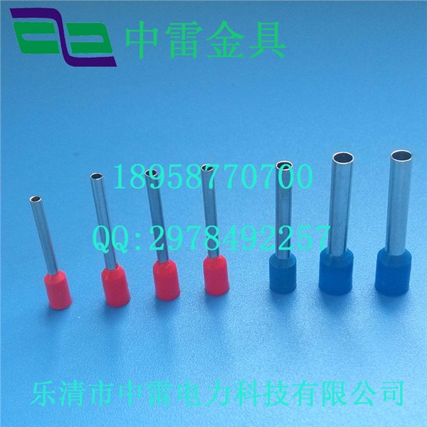 E0508管形端头冷压端子插针接线端子管型预绝缘端子