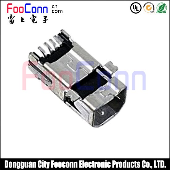 USB连接器MINIUSB4PinBTYPEFSMT