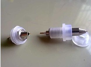 18650圆柱型电池测试夹具端子分容老化检测设备卡簧四线接头