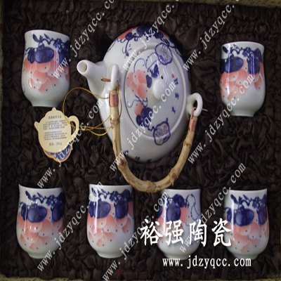 陶瓷茶具厂家，高档陶瓷茶具，茶具批发