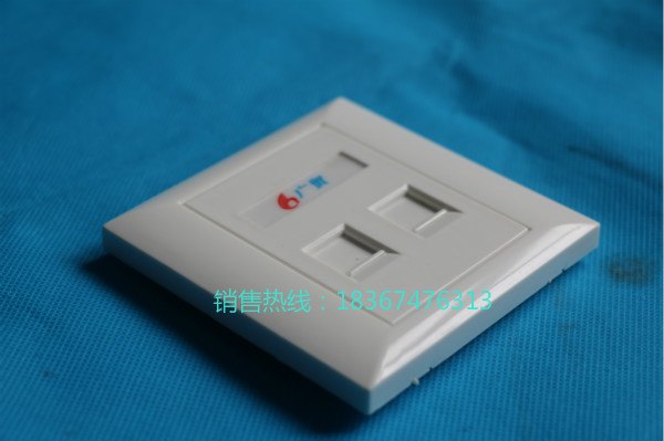 86型双口光纤信息面板《RJ45RJ11模块》功能