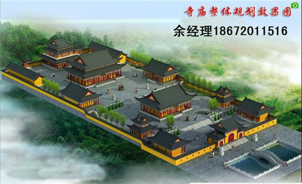 古建寺院设计，仿古寺庙设计，古建筑寺庙设计公司