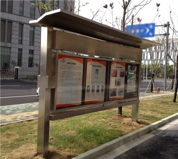 宁波公告宣传栏，小区信息宣传窗，企业展示窗
