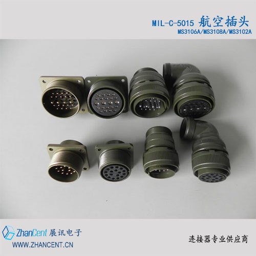 MS3108A28-11S第四轴22芯连接器CNC插头