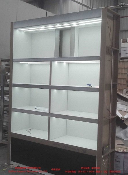鄂州眼镜店装修公司|凯萨摩尔|湖北烤漆展示柜加工厂家