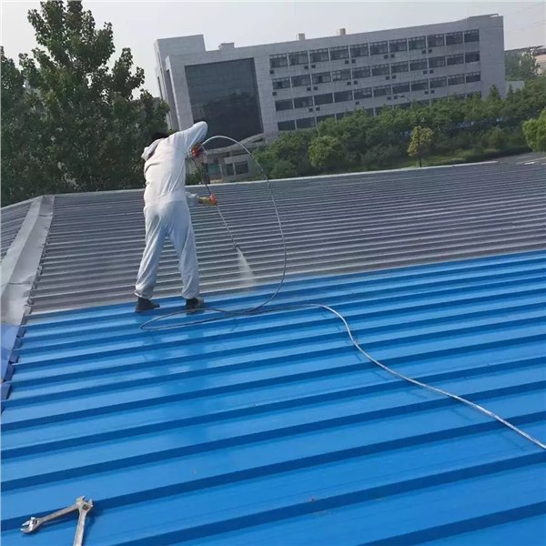 杭州G20彩钢瓦灰色专用油漆施工飞龙涂装