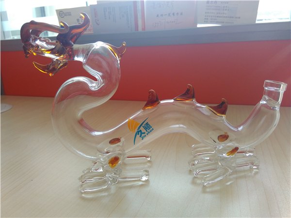 龙瓶生肖龙酒瓶大龙酒瓶动物玻璃瓶250ml