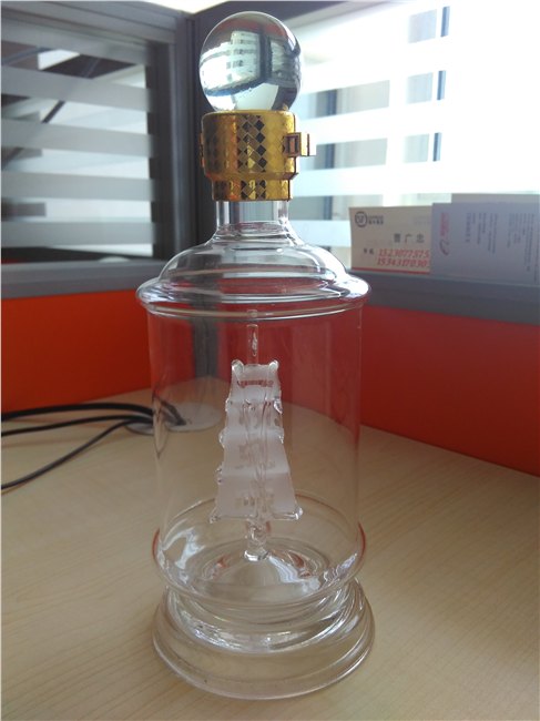河北酒瓶厂家供应帆船酒瓶500ml