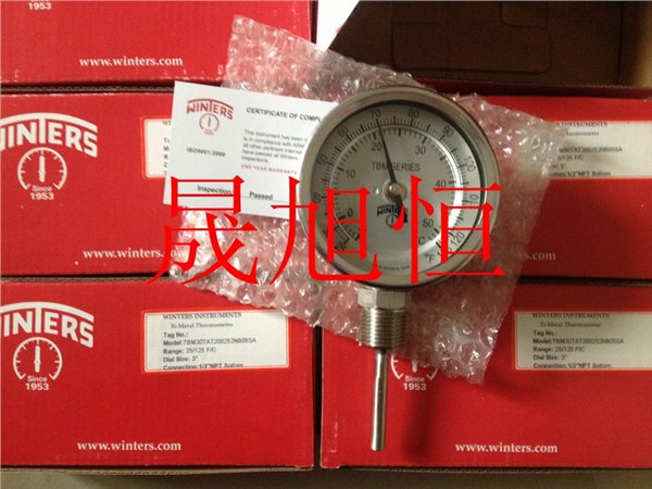 WINTERS注塑机专用压力表加拿大厂家直销