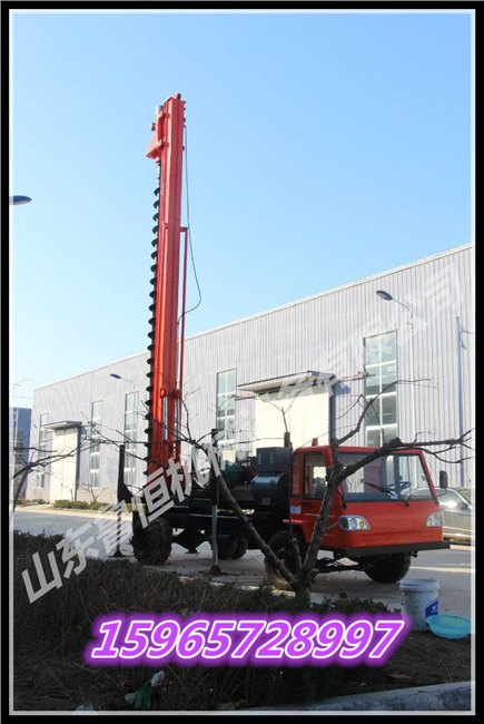 光伏打桩机轮式打桩机工程打桩机济宁恒旺