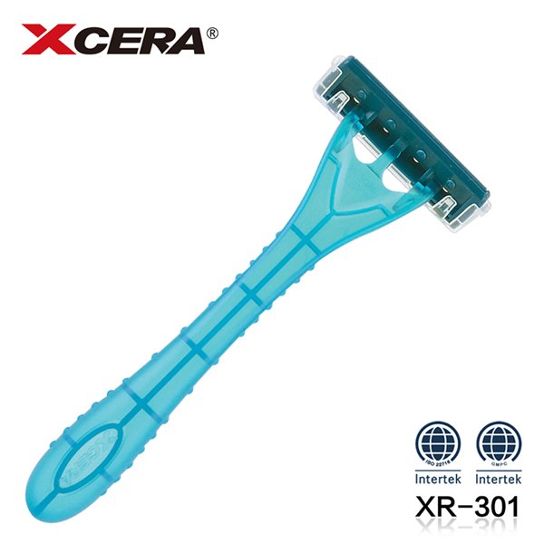 酒店宾馆一次性用品韩国进口XCERA手动式一次性剃须刀