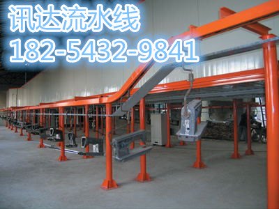静电喷塑流水线供应商家具悬挂式涂装流水线定制讯达烤漆设备