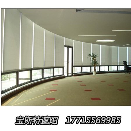 批发手动拉珠卷帘办公室防晒卷帘酒店浴帘