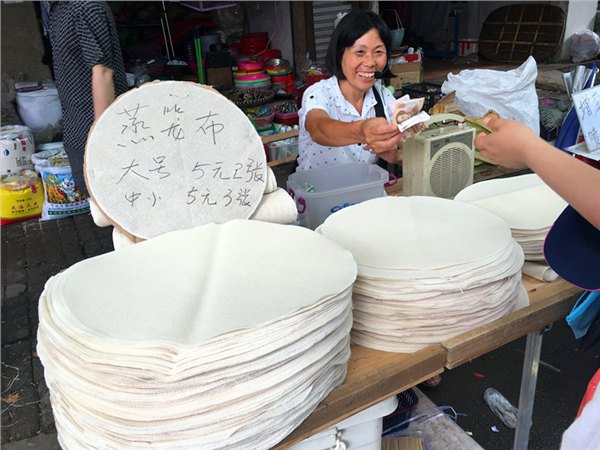 蒸笼布 蒸笼垫 全棉蒸笼布 纯棉上浆蒸笼布 圆形屉布