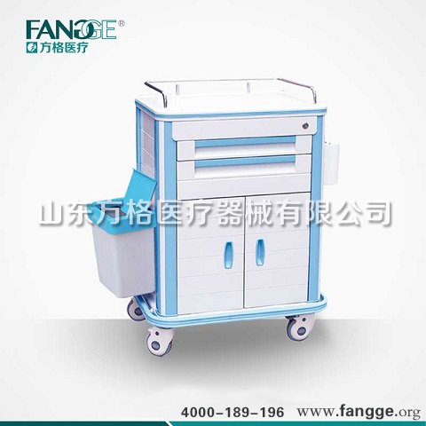 内蒙热销对开门医用发药车方格优质医用发药车供应