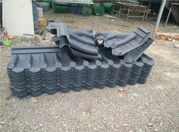 玻璃钢屋檐瓦，轻质古建瓦生产厂家