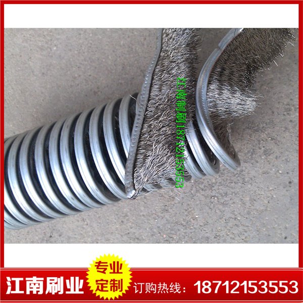 定制线材抛光內绕钢丝弹簧刷內绕不锈钢丝弹簧刷內绕铜丝弹簧刷尼龙丝