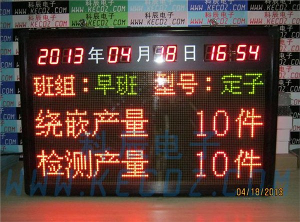 数码点阵混合看板