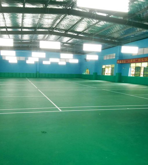 广东深圳耐磨防滑羽毛球PVC胶地板吸音降噪4.5mmPVC胶地板