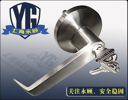 不锈钢执手锁，消防通道锁配件