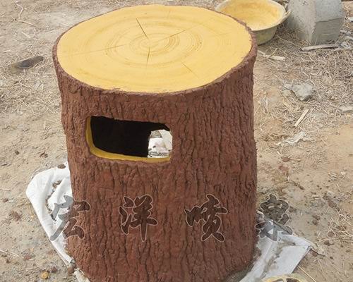 仿木垃圾桶的应用