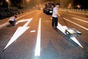 道路划线标线，专业车库划线公司。