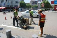 秀山道路划线及标线，厂区及小区道路划线，车库划线