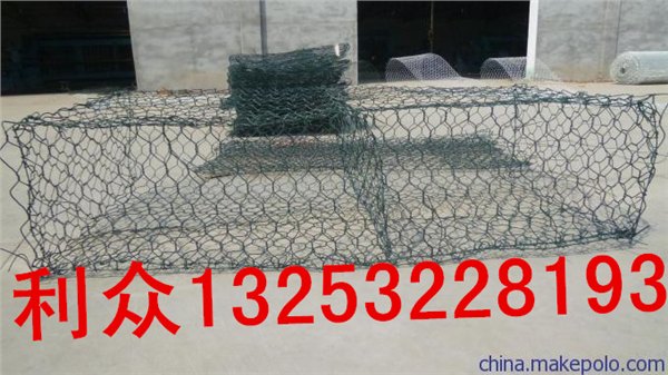 河渠衬彻格宾石笼网箱护垫河道整治护坡格宾石笼网垫