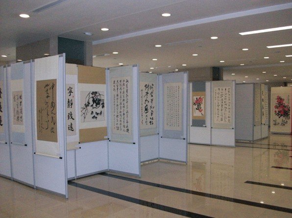 书画展板屏风展板八棱柱展板摄影展展板PVC展板