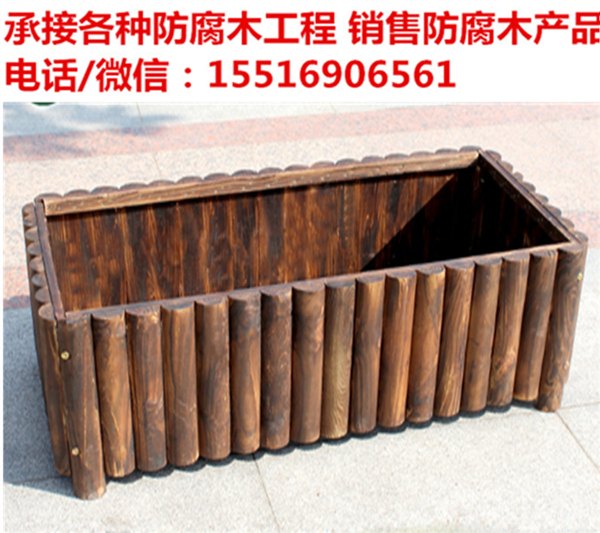 山东木质花箱价格木箱子花箱户外低价销售