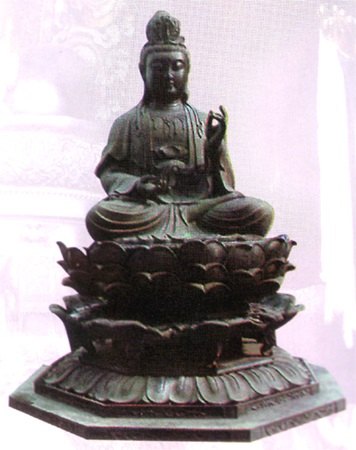 供应观世音铜像-青铜佛像定制厂家-达华法器