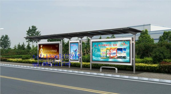 河南郑州公交站台/公交候车亭生产厂家/新颖公交候车亭制作