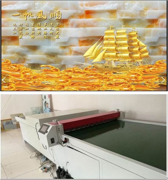 精雕美饰技术、5D冰晶画、艺术玻璃设备厂家
