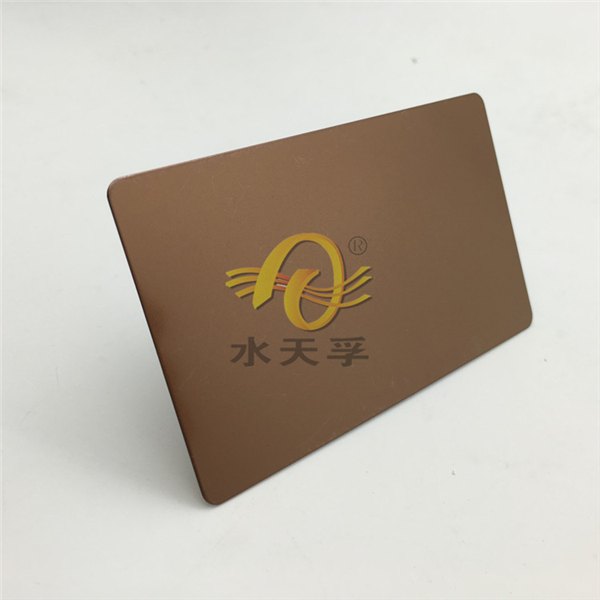 常用的不锈钢玫瑰金喷砂板一般喷多粗的砂粒