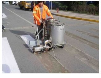 云南大理道路热熔标线划线公司,马路划线涂料