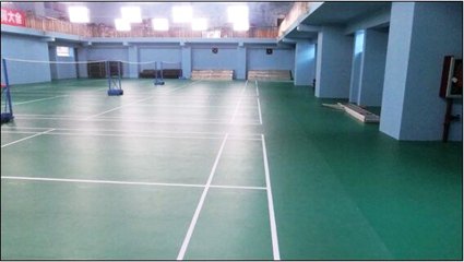 深圳优质羽毛球PVC胶地板减震减压PVC胶地板商家