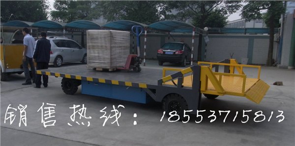 双向牵引平板拖车标准平板拖车车间货物运输车