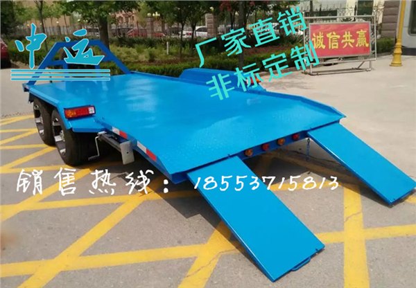 平板运输拖挂车大吨位大型平板拖车30吨牵引拖车重型牵引拖车
