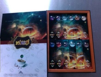 工厂直供星球星空棒棒糖礼盒装白色或黑色12支装