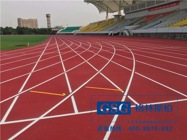 行业趋势全塑型自结纹塑胶跑道绿色环保