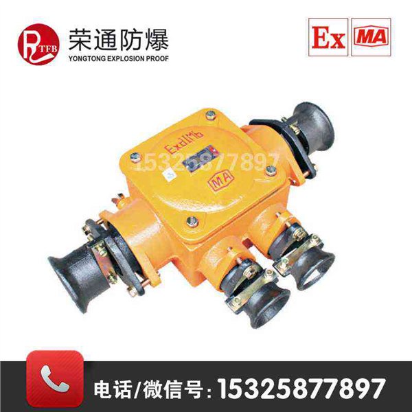 BHD2-400/1140-4T，煤矿用低压电缆接线盒，防爆接线盒四通
