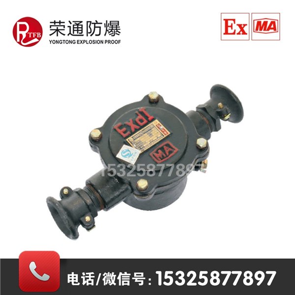 BHD2-40/660-2T，矿用隔爆型低压接线盒，防爆接线盒二通