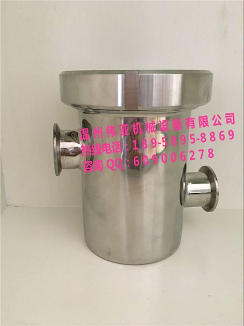 卫生级空气阻断器，304防倒灌地漏，不锈钢空气隔断厂家