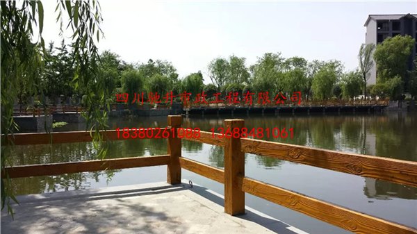 贵州仿木栏杆德阳驰升仿木栏杆四川仿树皮栏杆