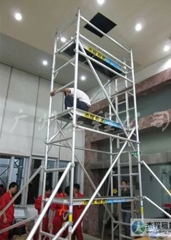 东莞大朗快装铝合金组合脚手架租售