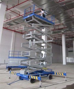 东莞大朗通风管道安装手推升降平台出租