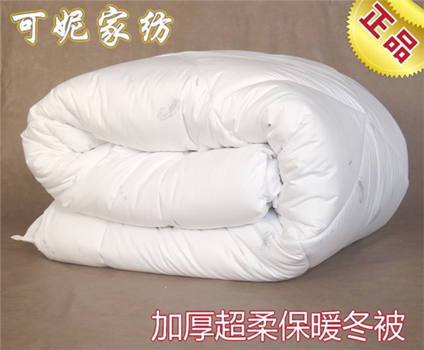 供应超细羽绒棉被子被芯 加厚保暧冬被 深圳厂家