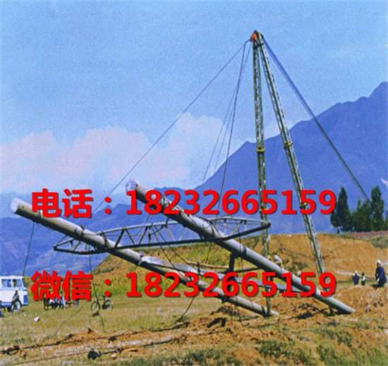 立杆器厂家山区立杆机就用三脚架立杆机立杆器图片大全